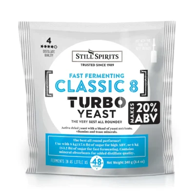 still spirits classic 8 turbo yeast 240g pack